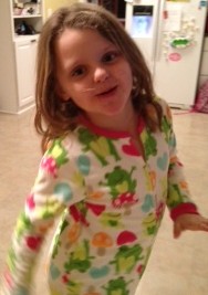 Maria excited about making b-fast!