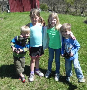 The cousins hitting the trails
